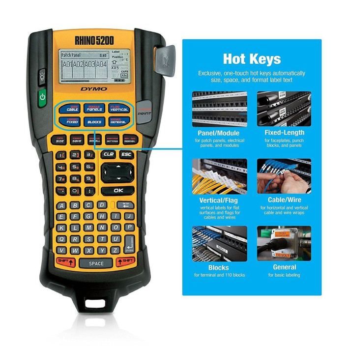 Drukarka etykiet DYMO Rhino 5200 VALUE PACKAGE S0841400