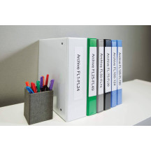 Etykiety DYMO 190x38mm S0722470 99018 białe na segregator 