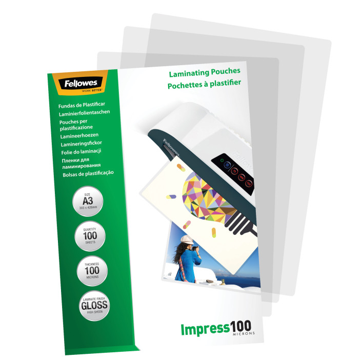 Folia do laminacji FELLOWES 100mic. A3 100ark. (5)