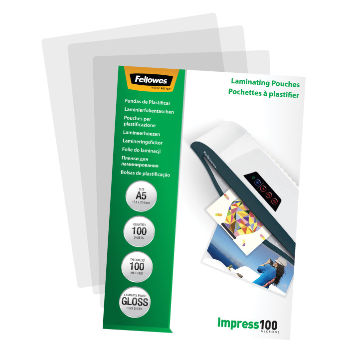 Folia do laminacji FELLOWES 100mic. A5 100ark. (3)