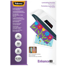 Folia do laminacji FELLOWES 80mic. A4 100ark. (1)