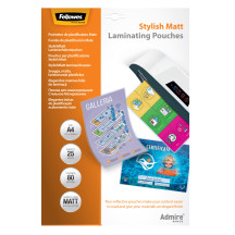 Folia do laminacji FELLOWES matowa 80mic. A4 25ark. (1)