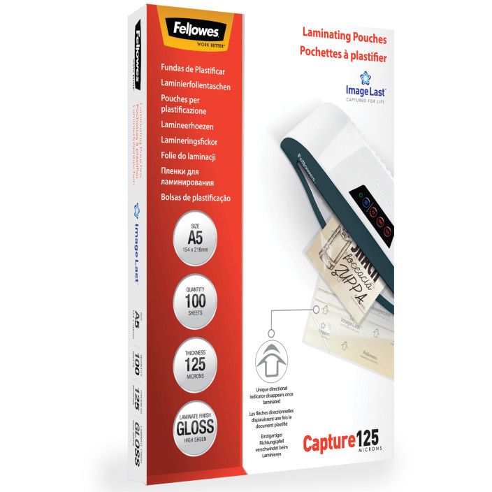Folia do laminacji FELLOWES Premium ImageLast 125mic. A5 100ark. (3)
