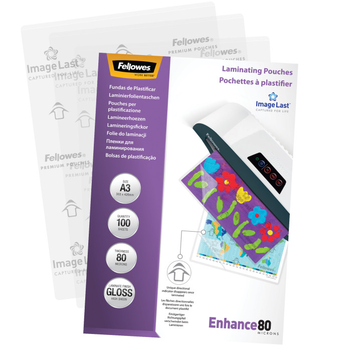 Folia do laminacji FELLOWES Premium ImageLast 80mic. A3 100ark. (4)