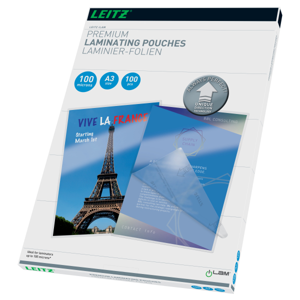 Folia do laminacji LEITZ UDT A3 100mic 100szt. (1)