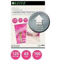 Folia do laminacji LEITZ UDT A5 125mic 100szt. (2)