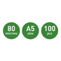 Folia do laminacji LEITZ UDT A5 80mic 100szt. (5)