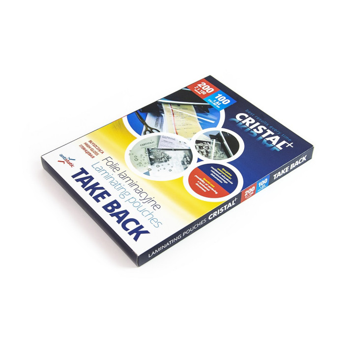 Folia do laminacji Take Back ARGO A4 100mic 100szt. (2)