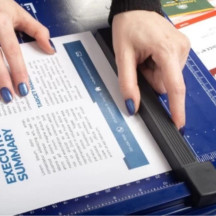 Gilotyna nożycowa do papieru OPUS Eurocut A3 (2)