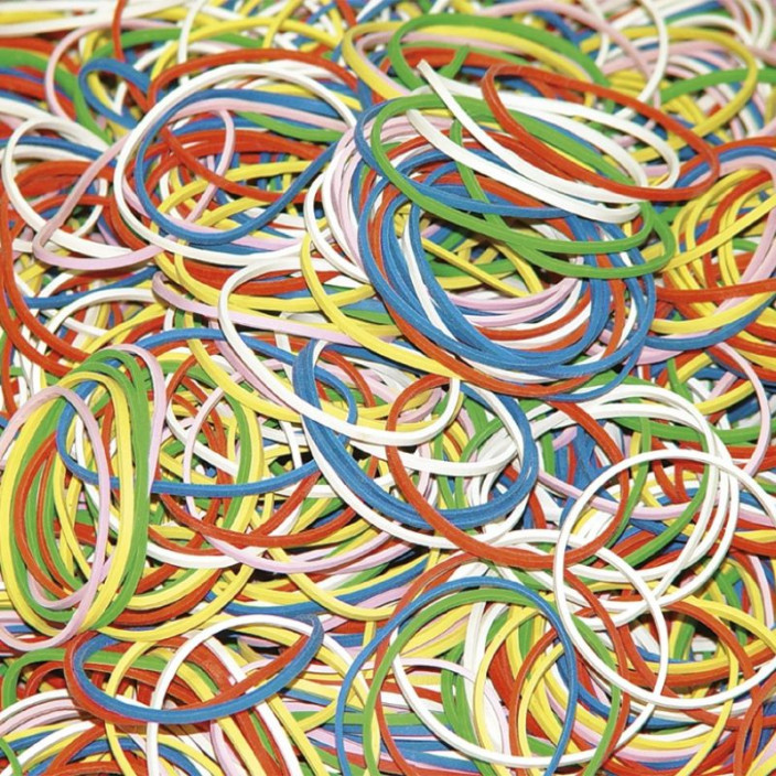 Gumki recepturki DONAU średnica 57mm 1kg mix kolorów (2)