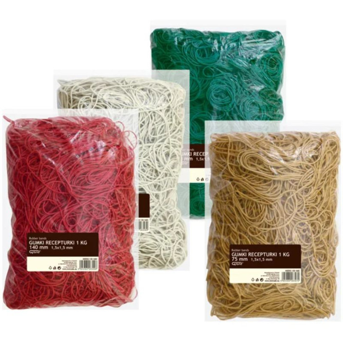Gumki recepturki GRAND średnica 75mm 1kg mix kolorów (1)