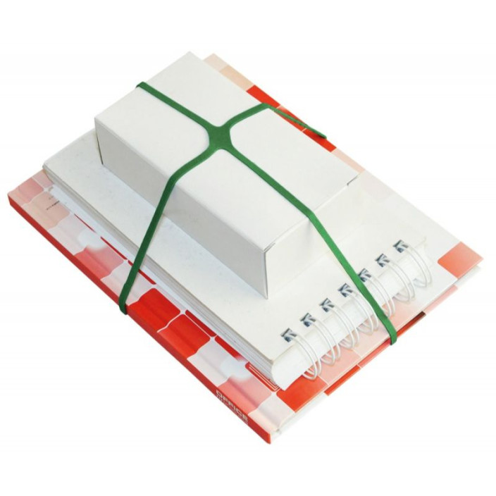 Gumki recepturki OFFICE PRODUCTS średnica 100mm 1kg zielone (1)