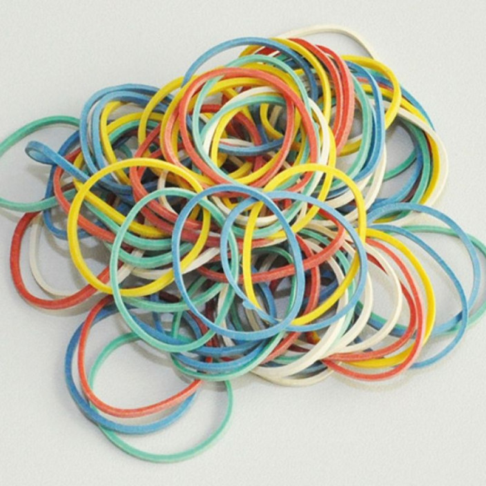 Gumki recepturki Q-CONNECT 25g mix kolorów (1)