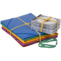 Gumki recepturki Q-CONNECT krzyżowe średnica 100mm 100g mix kolorów (4)