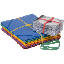 Gumki recepturki Q-CONNECT krzyżowe średnica 100mm 100g mix kolorów (6)