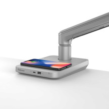 Hub do uchwytów FELLOWES TALLO z ładowarką indukcyjną srebrny