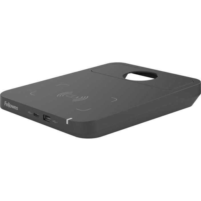 Hub do uchwytów TALLO z ładowarką indukcyjną FELLOWES czarny 7503001
