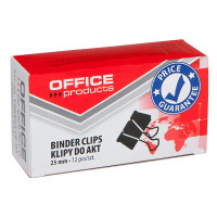 Klipsy do papieru OFFICE PRODUCTS 25mm 12szt.
