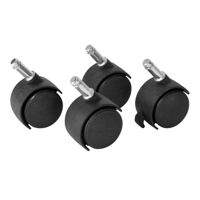 Kółka do kosza HAILO czarne Big-Box 4szt.