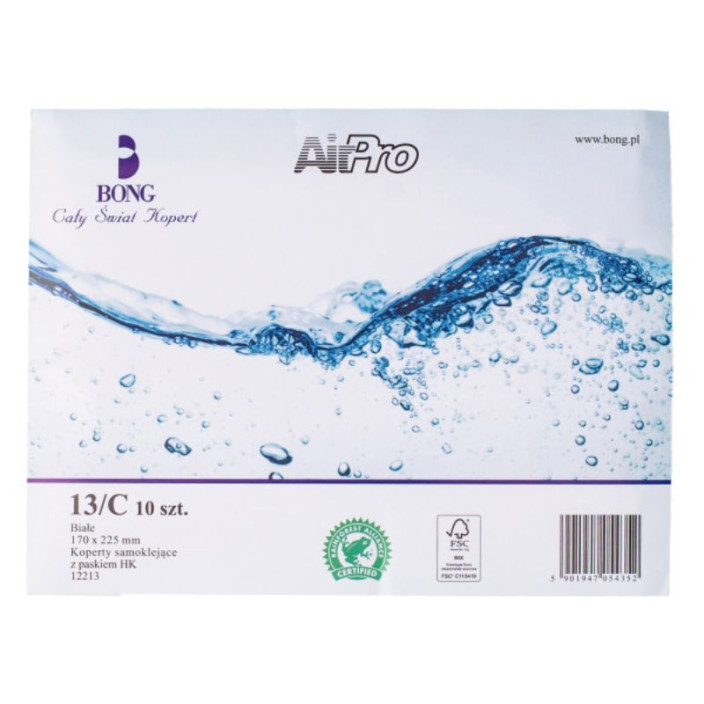 Koperta bąbelkowa C/13 AirPro 170x225mm biała 10szt.
