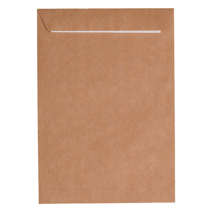 Koperta C5 162x229 HK z paskiem brązowa 500szt.