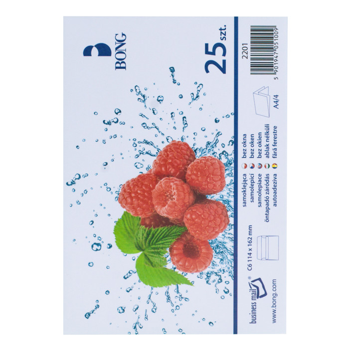 Koperta C6 114x162 SK biała 50szt.