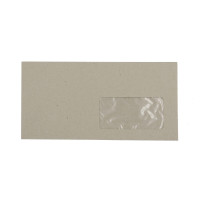 Koperta DL HK eko szara okno prawe 110x220 1000szt.