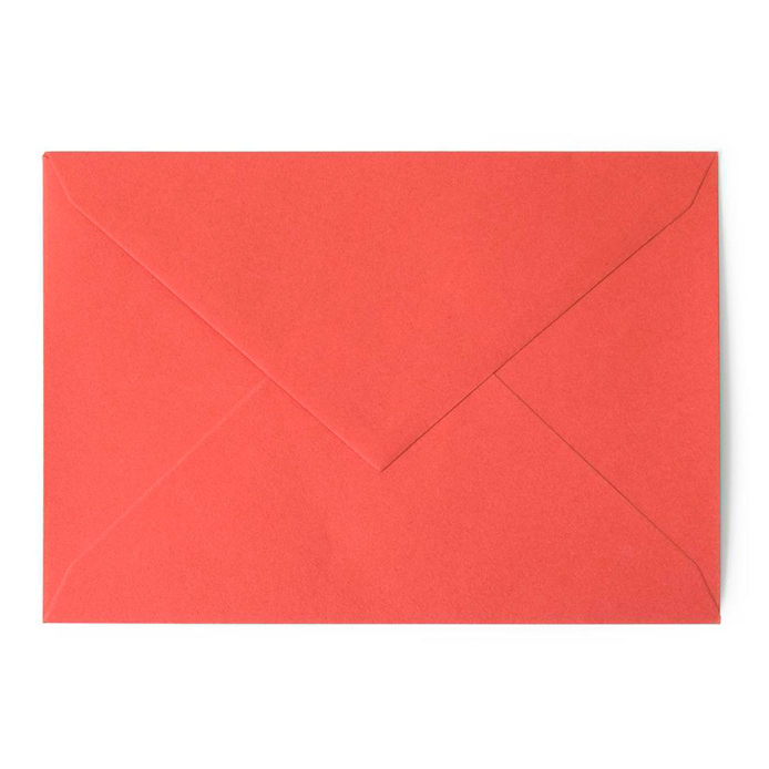 Koperta ozdobna B6 120g/m2 Galeria Papieru czerwona 20szt. 280805