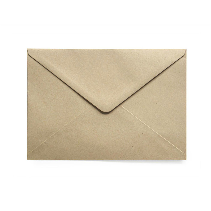 Koperta ozdobna C5 120g/m2 Galeria Papieru Nature ciemnobeżowa 10szt. 280620