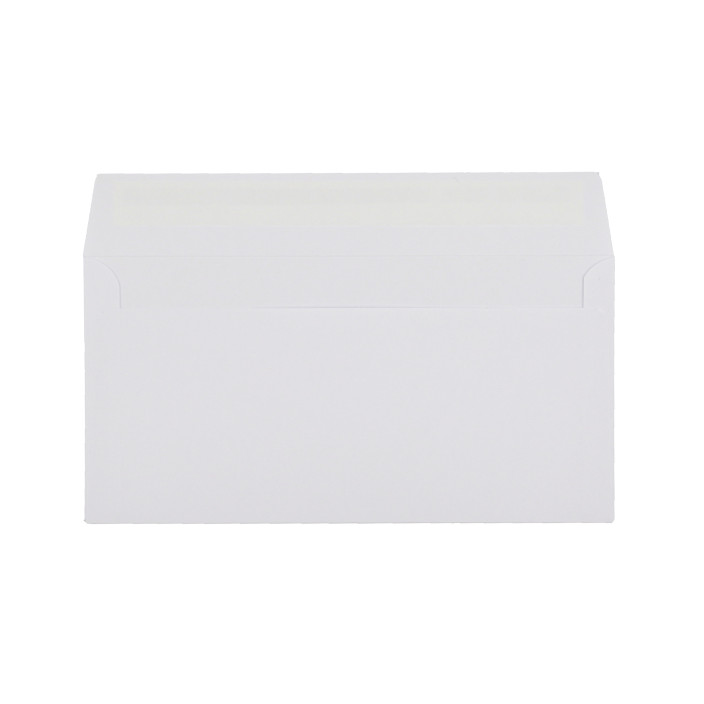 Koperta ozdobna DL 110x220 HK DELICATE biała 500szt.