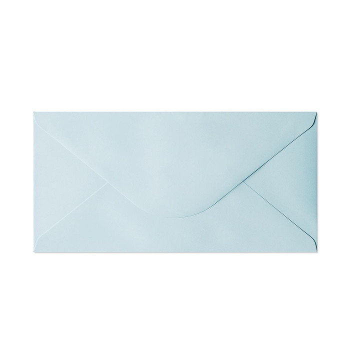 Koperta ozdobna DL 130g/m2 Galeria Papieru Gładka niebieska satynowana 10szt. 280128