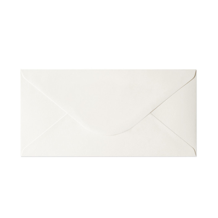 Koperta ozdobna DL 150g/m2 Galeria Papieru Gładka biała 10szt. 280191