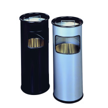 Kosz na śmieci DURABLE 17+2l z popielnicą srebrny