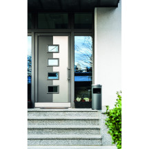 Kosz na śmieci DURABLE SAFE 17+2l z popielnicą samogaszącą antracytowy