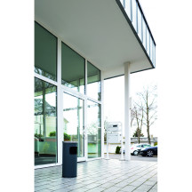 Kosz na śmieci DURABLE SAFE 17+2l z popielnicą samogaszącą antracytowy