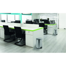 Kosz na śmieci DURABLE stalowy z pedałem 12l