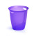 Kosz na śmieci DURABLE Trend bezbarwny fioletowy 16l