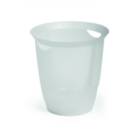 Kosz na śmieci DURABLE Trend okrągły bezbarwny 16l