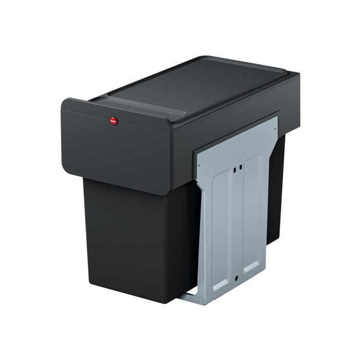 Kosz na śmieci HAILO L EcoLine Design czarny 2x14l