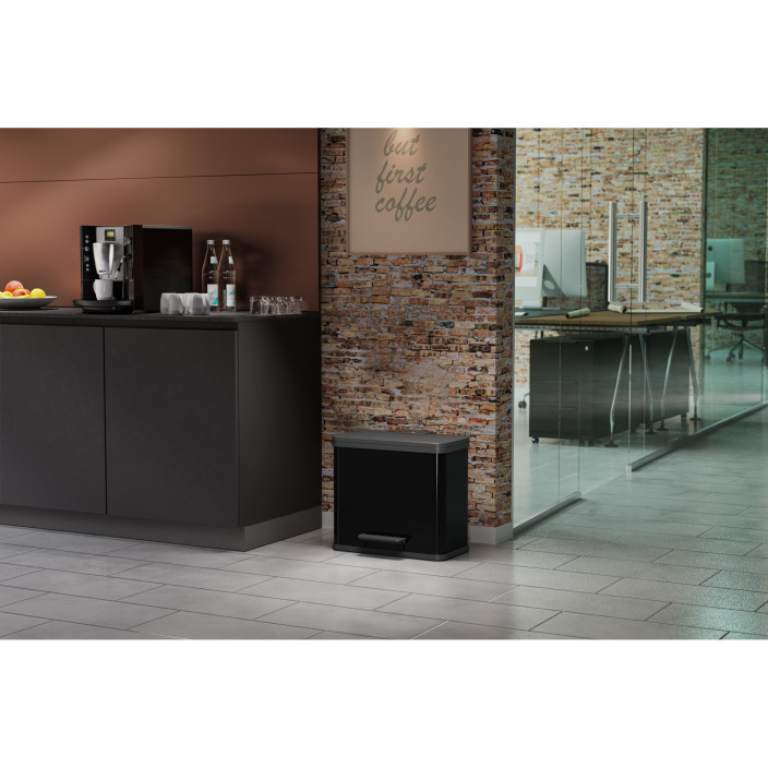 Kosz na śmieci HAILO L Öko uno Plus czarny 17l