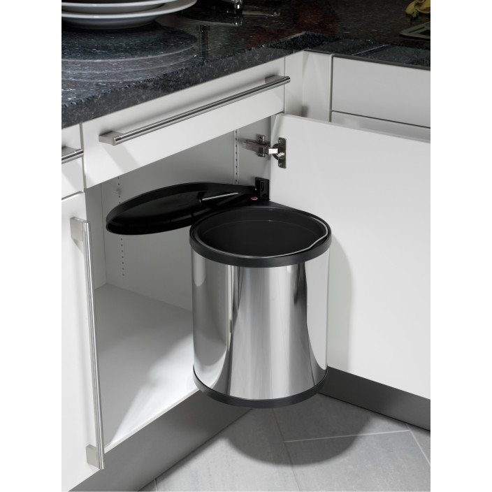 Kosz na śmieci HAILO M Box stalowy 15l