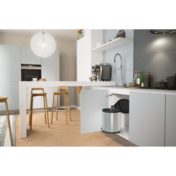 Kosz na śmieci HAILO M Box stalowy 15l