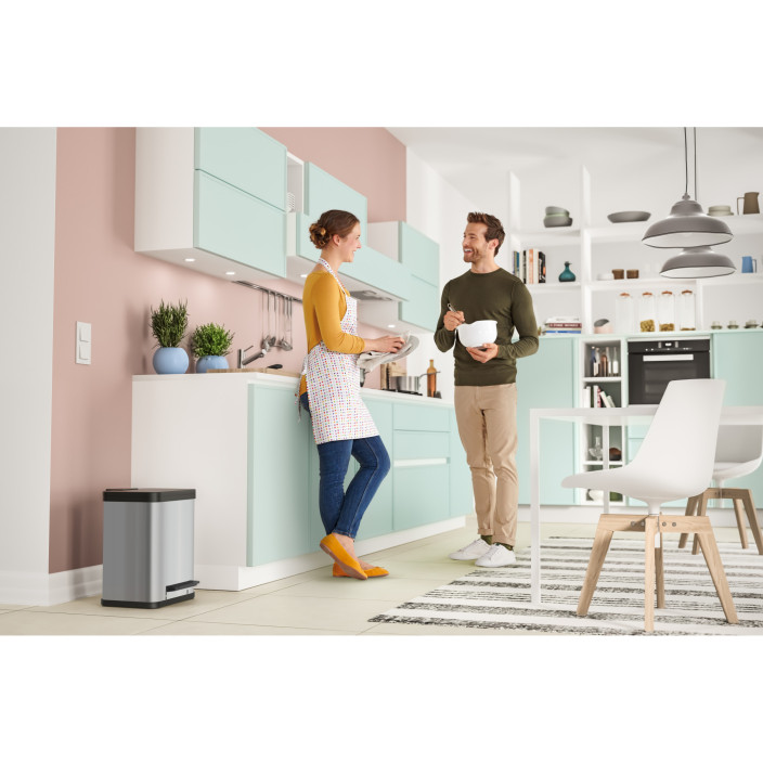 Kosz na śmieci HAILO M Öko duo Plus stalowy 2x9l