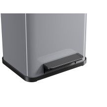 Kosz na śmieci HAILO M Öko duo Plus stalowy 2x9l