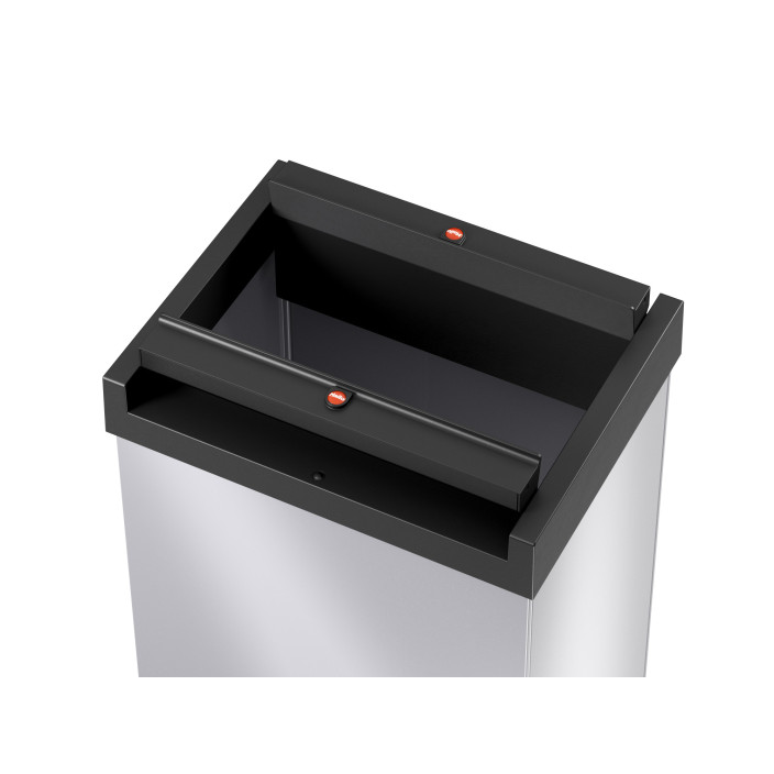 Kosz na śmieci HAILO XL Big-Box Swing srebrny 52l