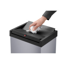 Kosz na śmieci HAILO XL Big-Box Swing srebrny 52l