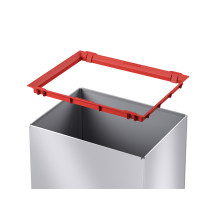 Kosz na śmieci HAILO XL Big-Box Swing srebrny 52l
