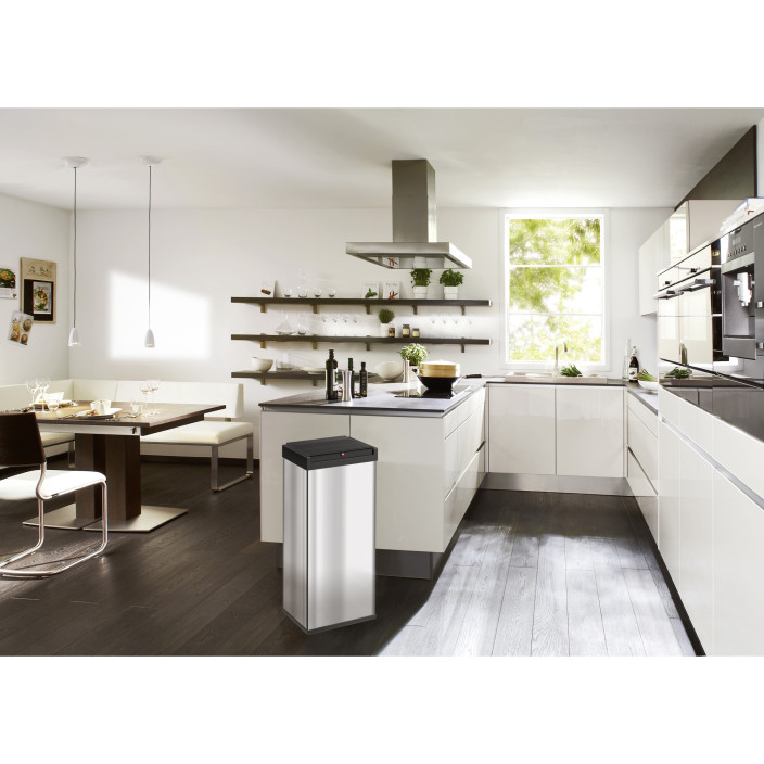 Kosz na śmieci HAILO XL Big-Box Swing stalowy 52l