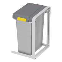 Kosz na śmieci HAILO XL Profiline Öko jednostka do powiększania szara 38l