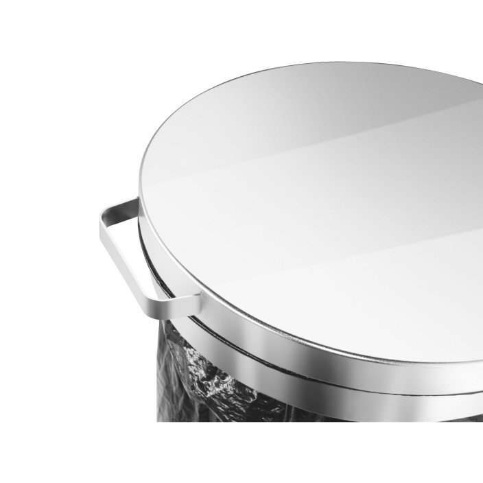 Kosz na śmieci HAILO XXXL Profiline MSS Design srebrny 120l